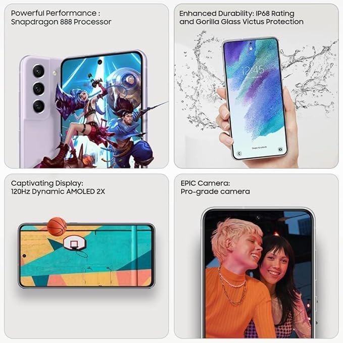 Samsung Galaxy S21 FE 5G (Olive, 8GB RAM, 256GB Storage) with Snapdragon 888 Processor - Image 4